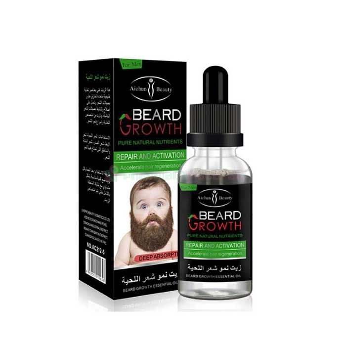 Beard Growth Oil - agente de crescimento de cabelo no terraço